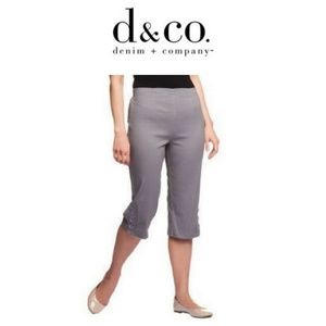 💕Denim&Co "How Timeless" Stretch Pedal Pushers-XL